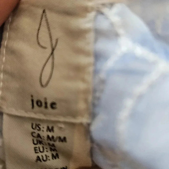 Joie Women's Eyelet Ruffle Floral Print Sundress Feminine Mini Dress Size M. - Picture 13 of 16